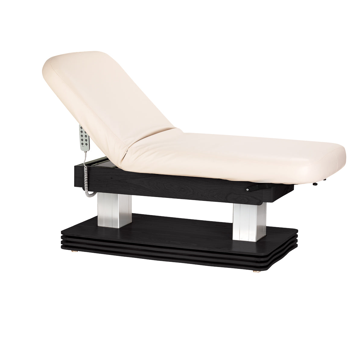 Espreguiçadeira SPA Sillón Comfort creme com base preta