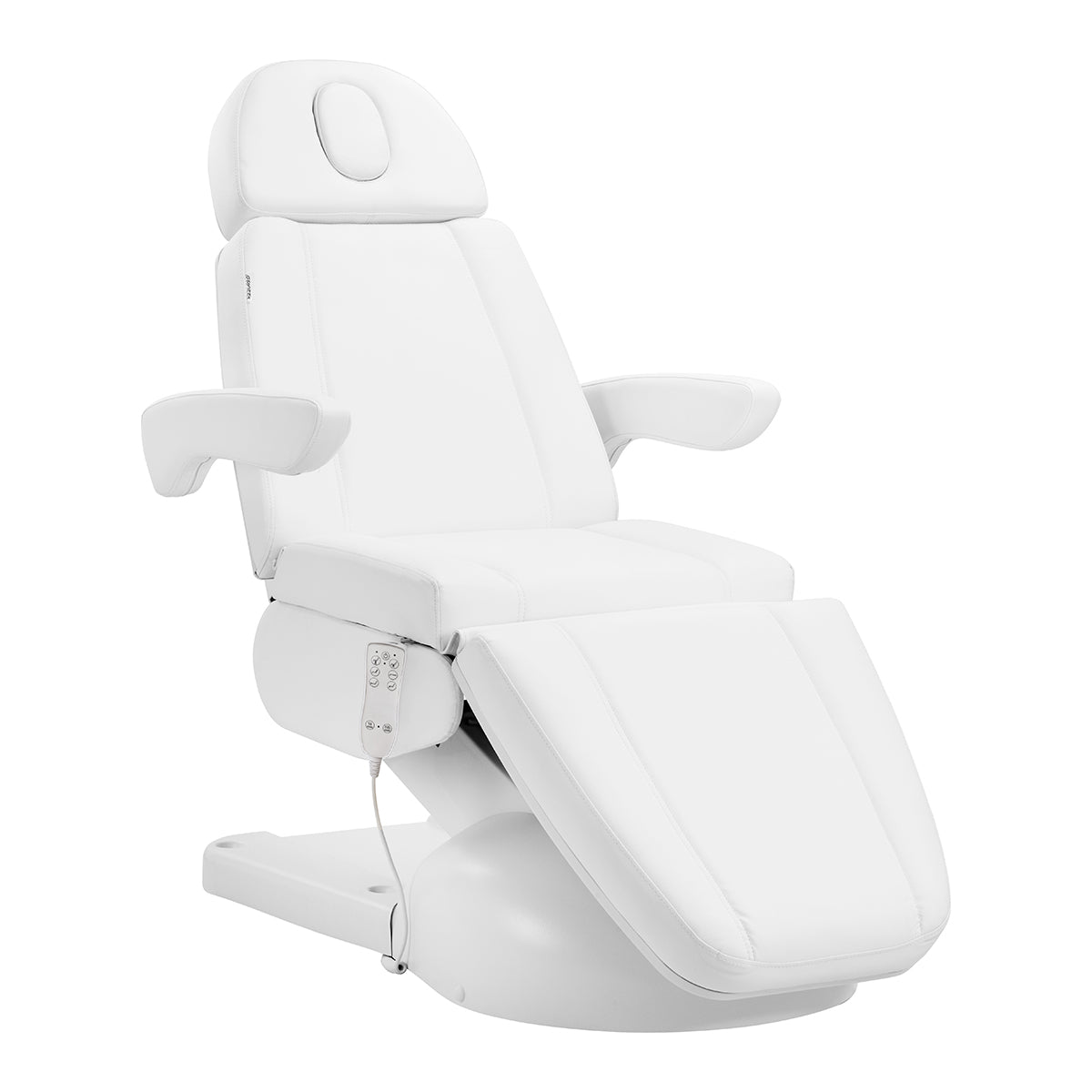 Cosmetic chair Azzurro Lux 3m white with heating