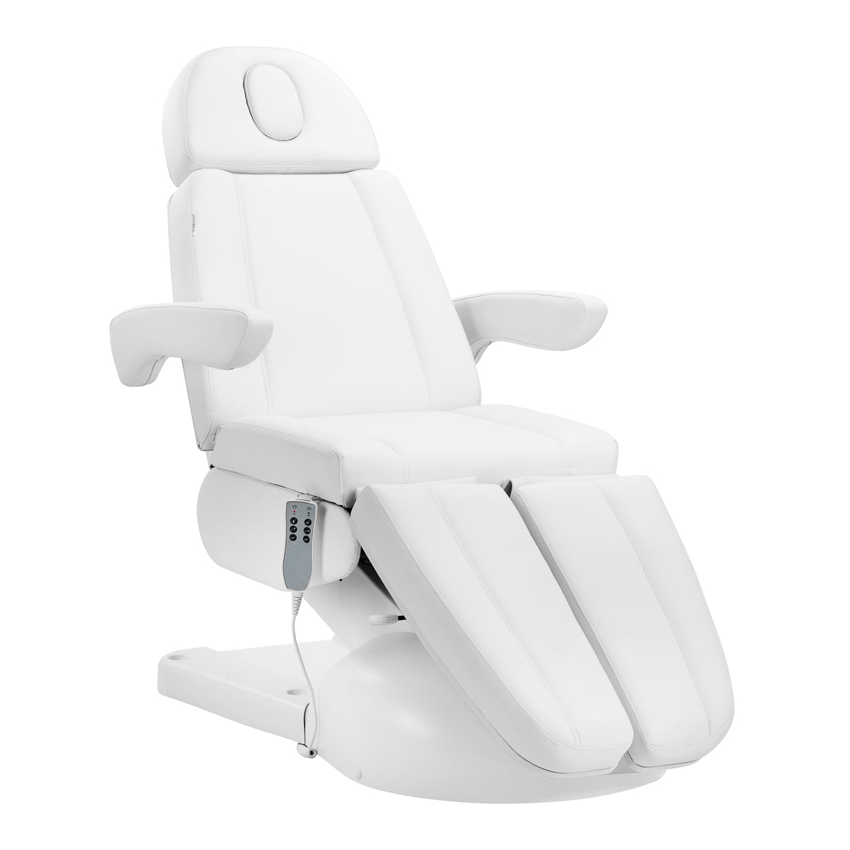 Cadeira cosmética elétrica Azzurro Lux pedi 3m branca