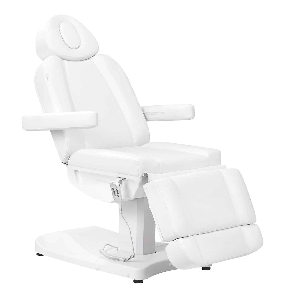 Cadeira cosmética elétrica Azzurro 803D 3-motores branca