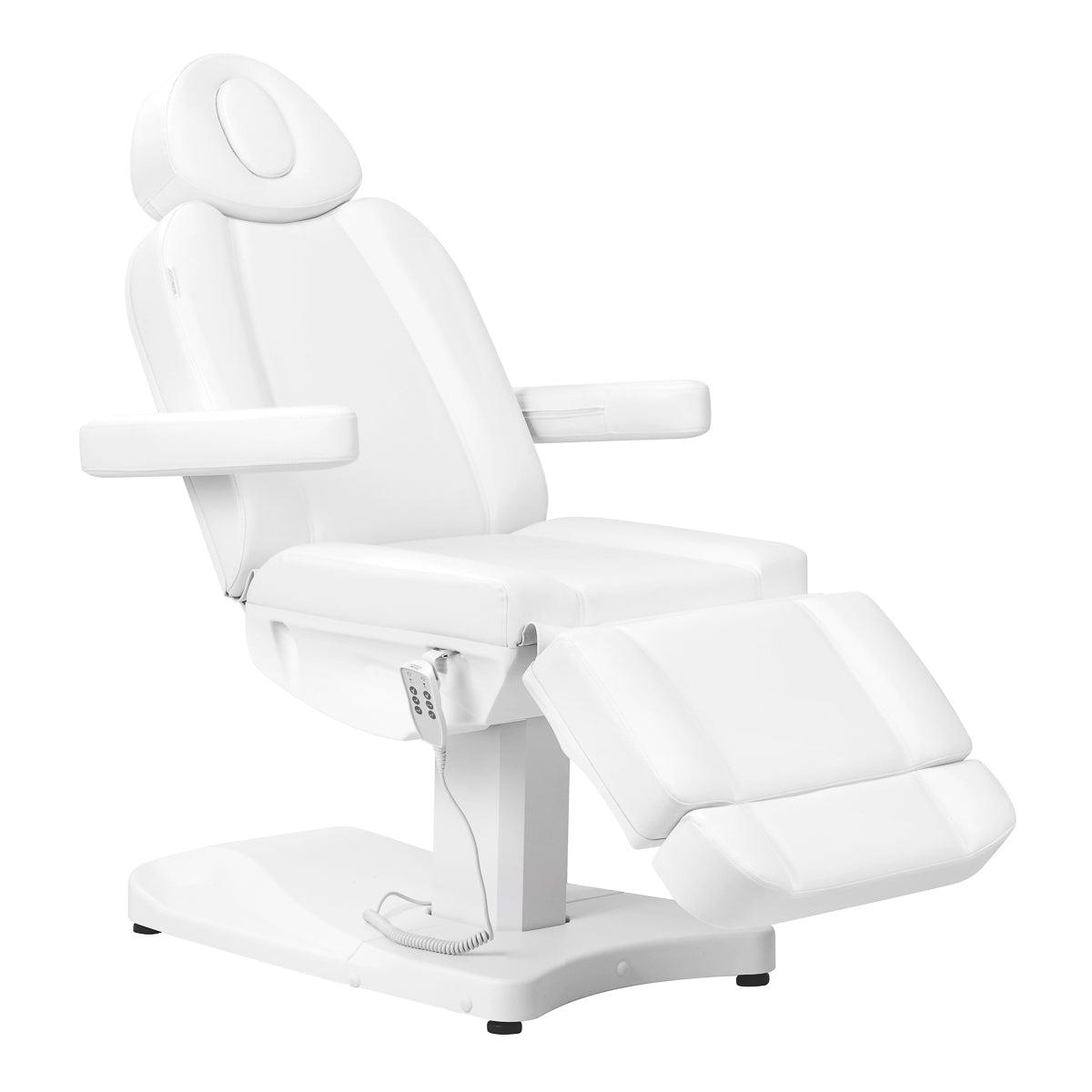 Cadeira cosmética elétrica Azzurro 803D 3-motores branca