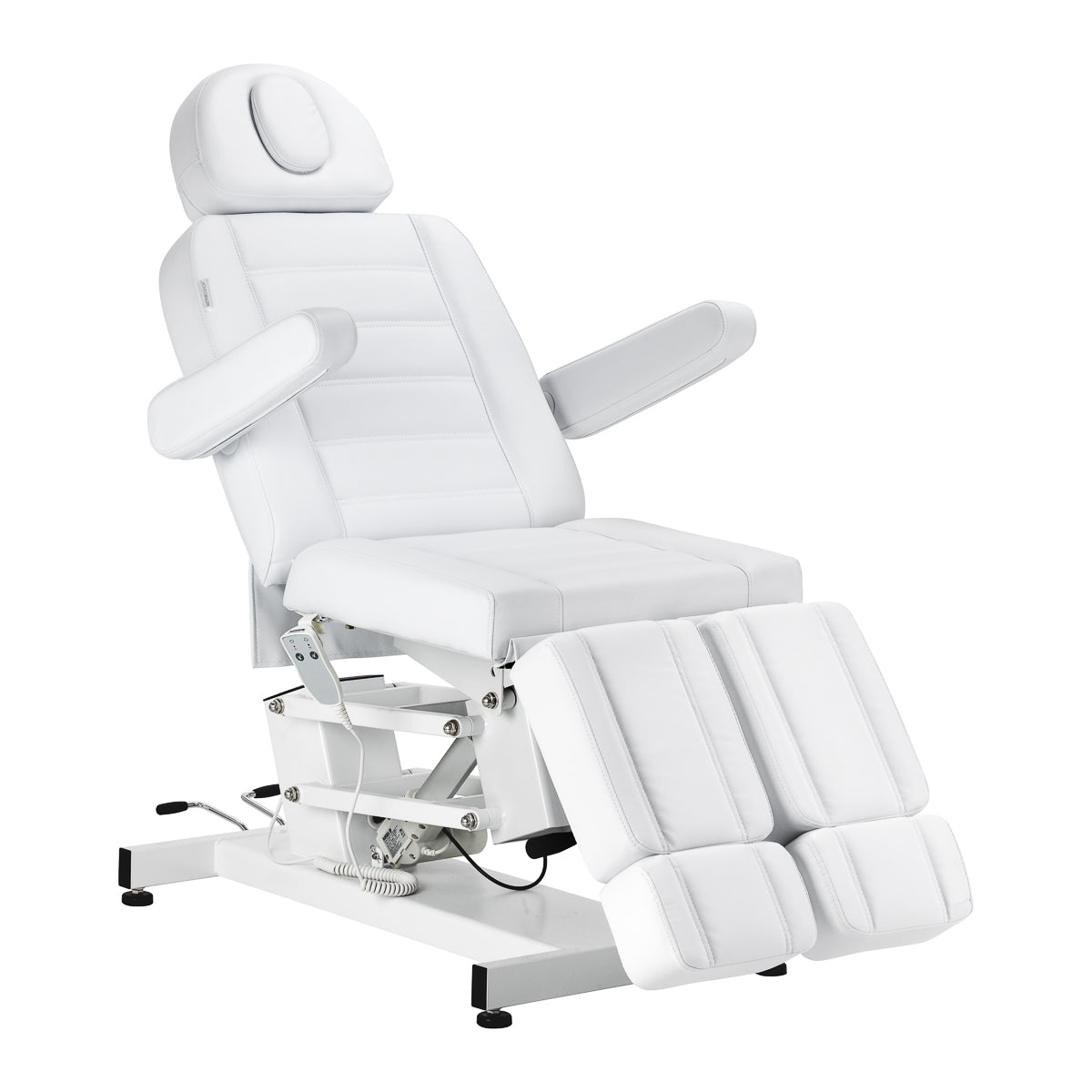 Cadeira de Pedicure Elétrica Azzurro 706 1 Motor Branca