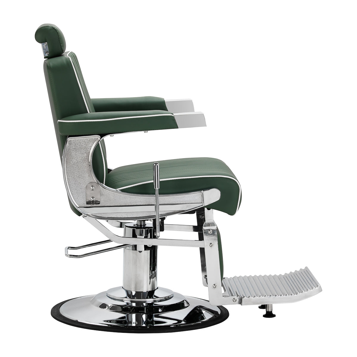 Gabbiano Friseurstuhl Visionerio grün Chromgestell