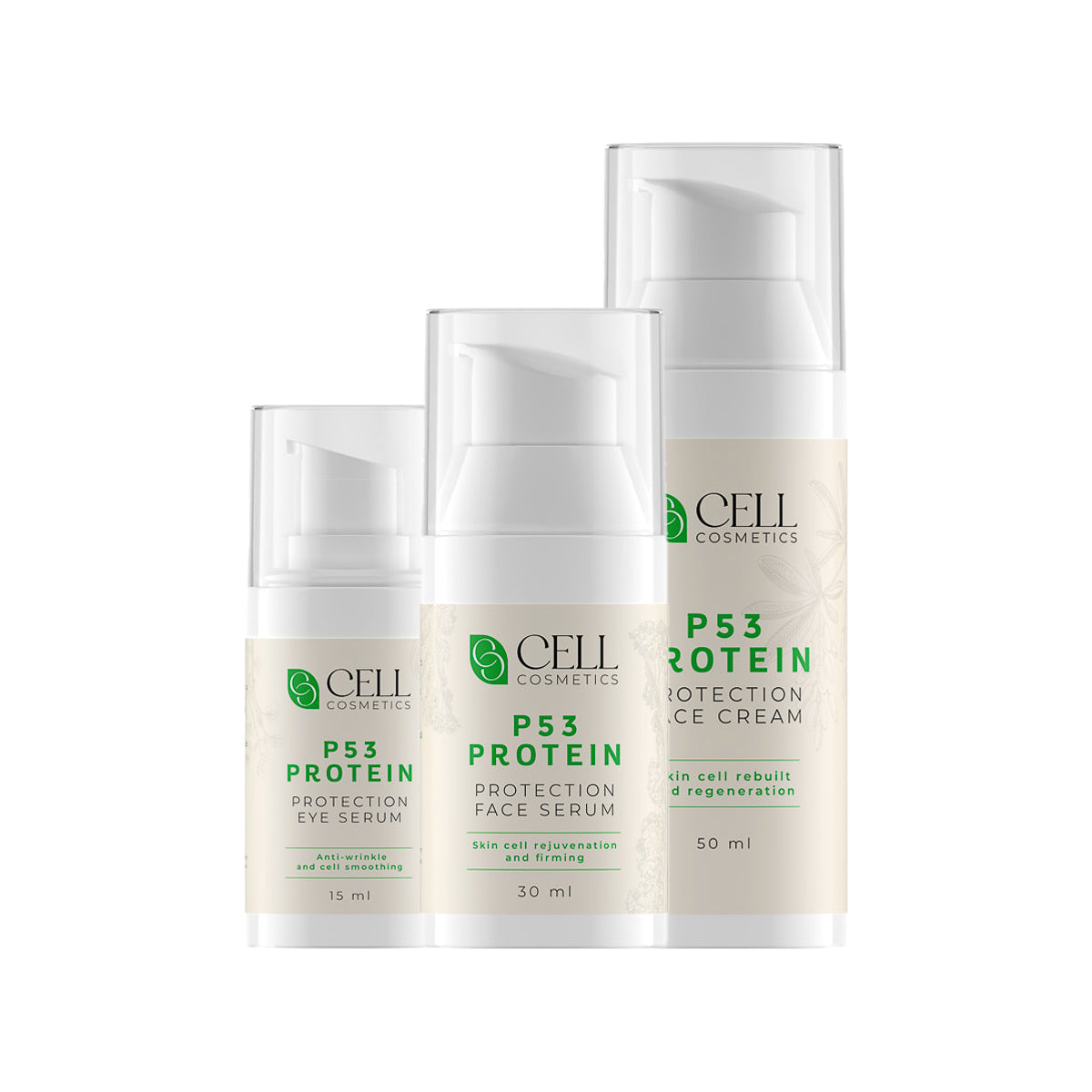 CELL COSMETICS Eye Serum – P53 Protein – Konzentriertes Augenserum 15 ml
