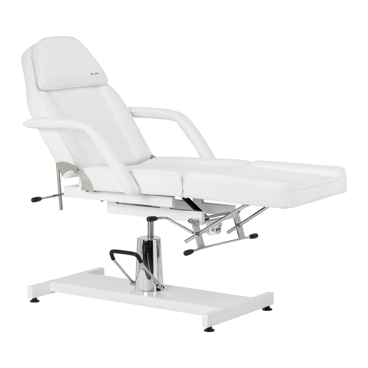 Sillon 210 Cadeira Hidráulica De Salão Com Função Berço Branca
