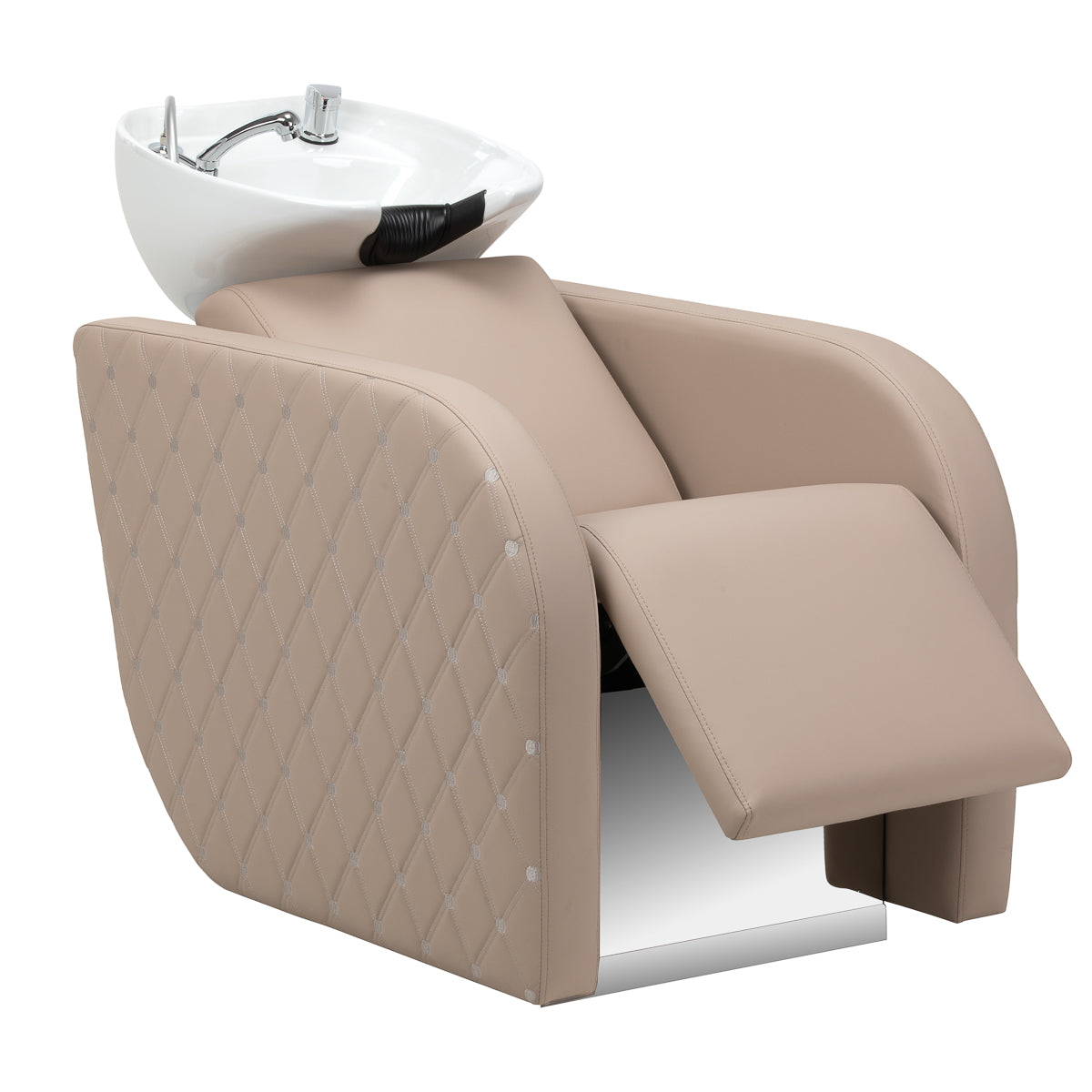 Electric hairdressing wash unit with massage function Gabbiano Ines beige