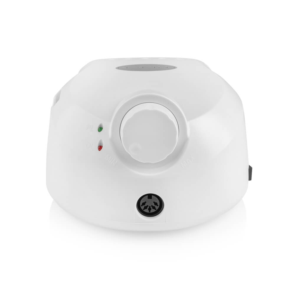 Nagelfräser KRYPTON XPS-400 weiß/grau at 65 W and 40,000 rpm. for manicure and pedicure