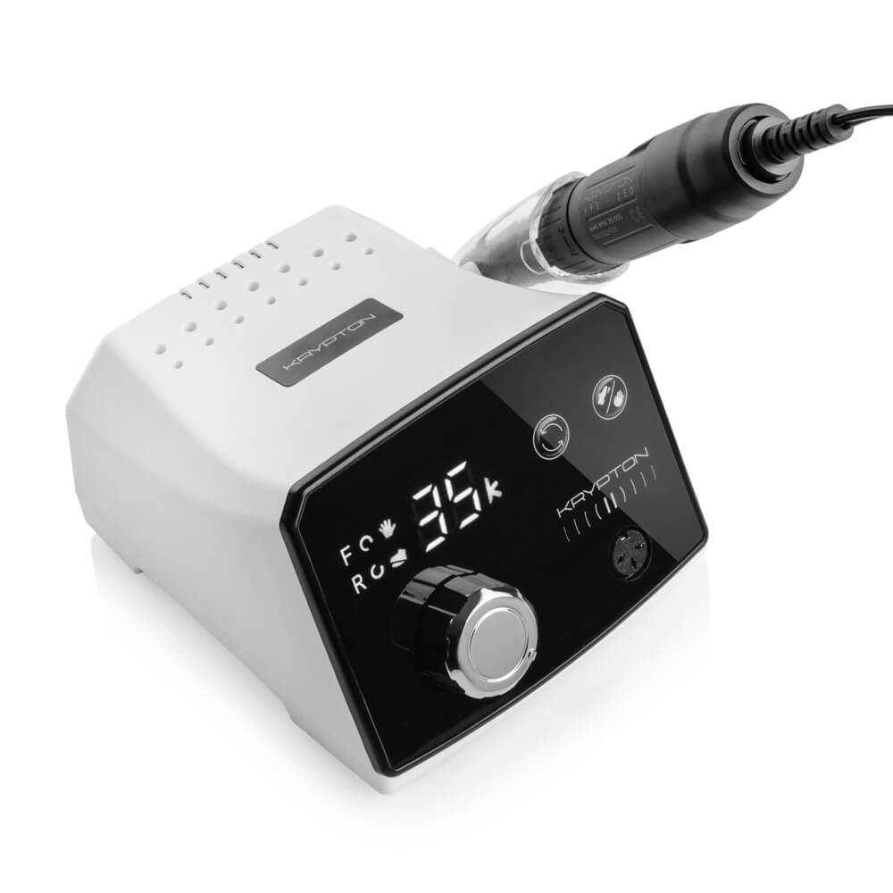 Nail Drill KRYPTON II XPS-350 at 70 W and 35,000 rpm. for manicure and pedicure