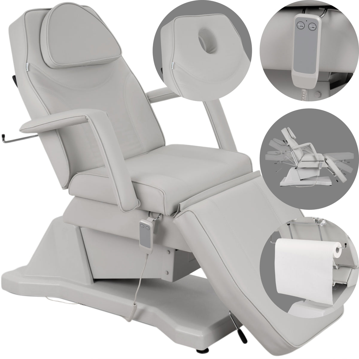 Electric beauty chair Laris Touch Core k329 grey