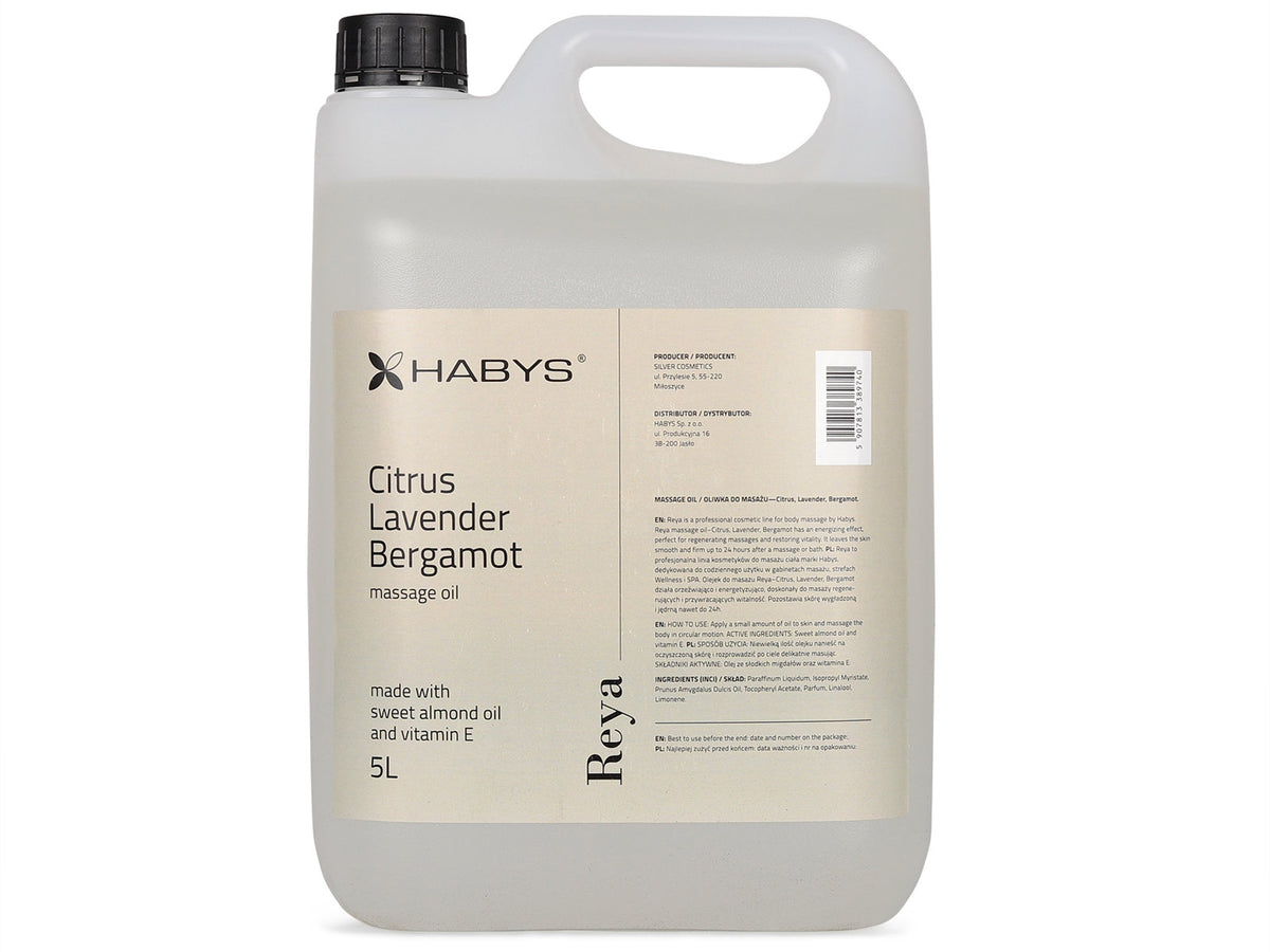 Massage-Öl, Zitrus/Lavendel/Bergamotte, HABYS 5000 ml