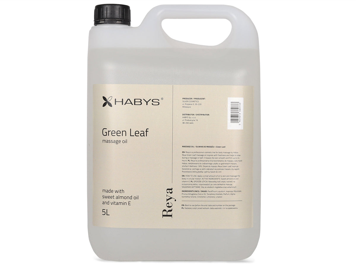 Massage Oil, grün Leaf, HABYS 5000 ml