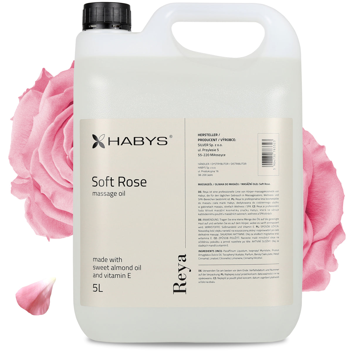 Massageöl Soft Rose HABYS 5000 ml