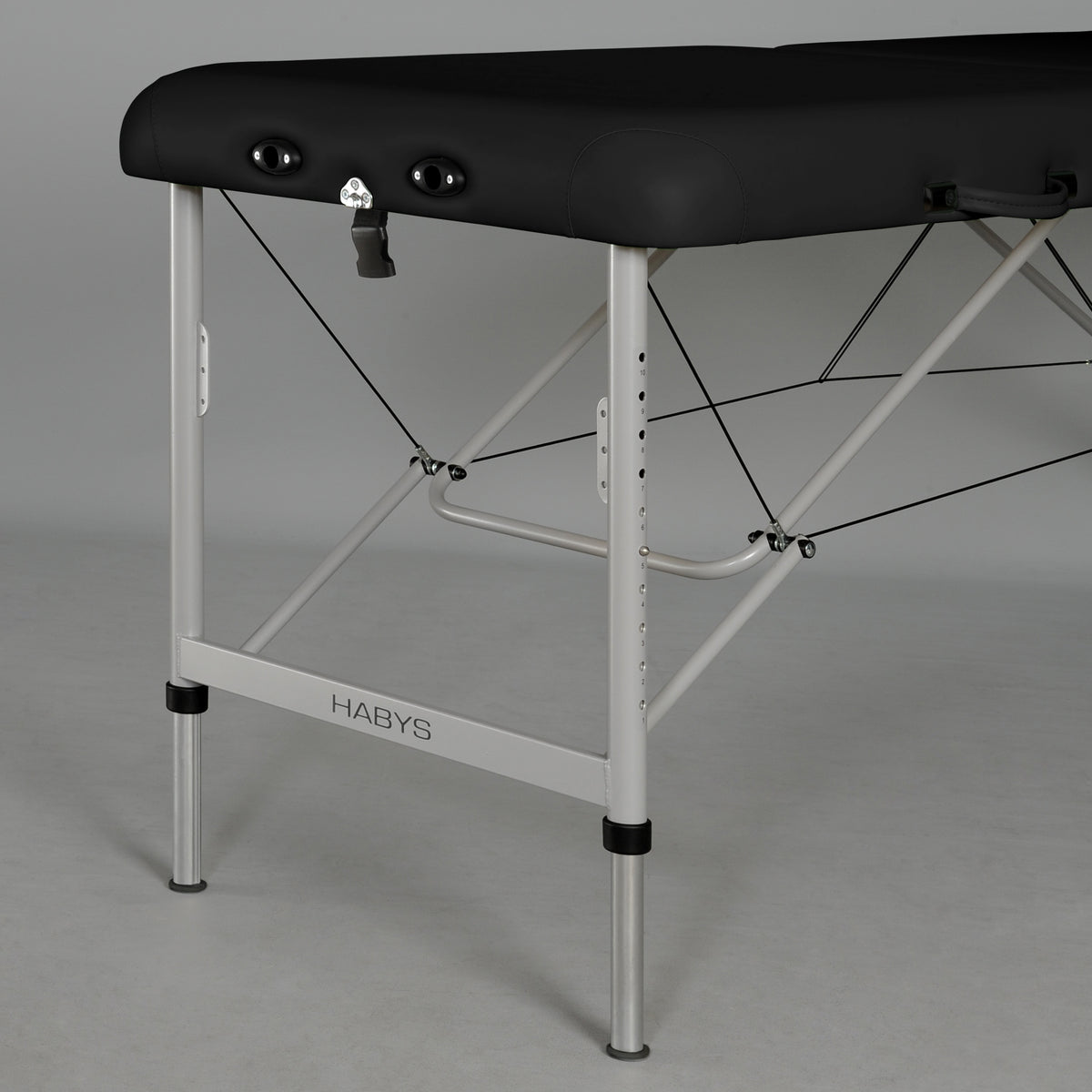 Massage Table Panda Alu 60 Vinyl Flex K015 Black