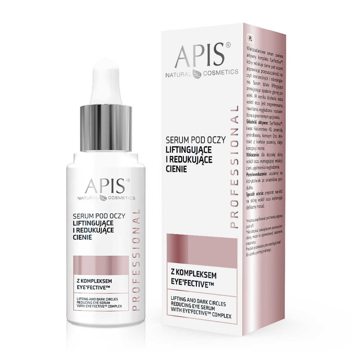 Apis Augenserum Lifting und Reduzierung von Augenringen mit Augenkomplex""fectivetm Komplex, 30 ml