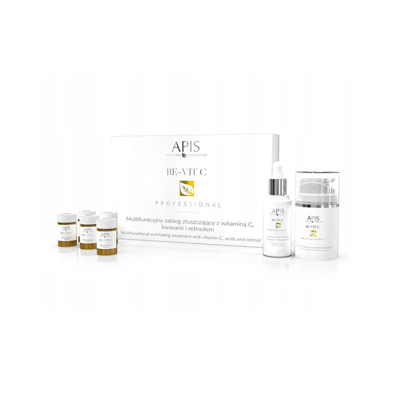 Apis re-vit c multifunktionale Peeling-Behandlung mit Vitamin C, Säuren und Retinol.